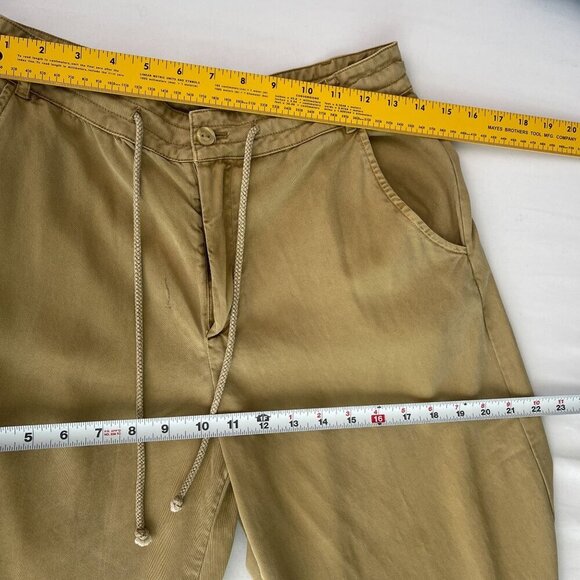 YFB Young Fabulous & Broke Baggy Klem Cargo Pants Hi-Rise Willow Pigment Women S - Picture 9 of 13